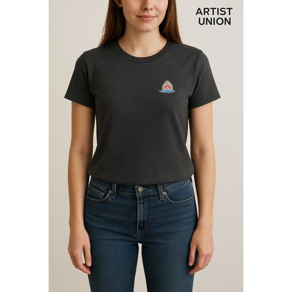 Artist Union Shark T-Shirt Sz. S - Picture 1 of 4